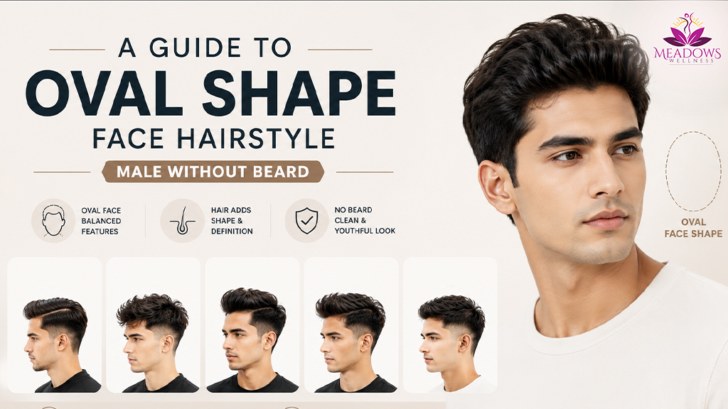 A Guide to Oval Shape Face Hairstyle Male Without Beard