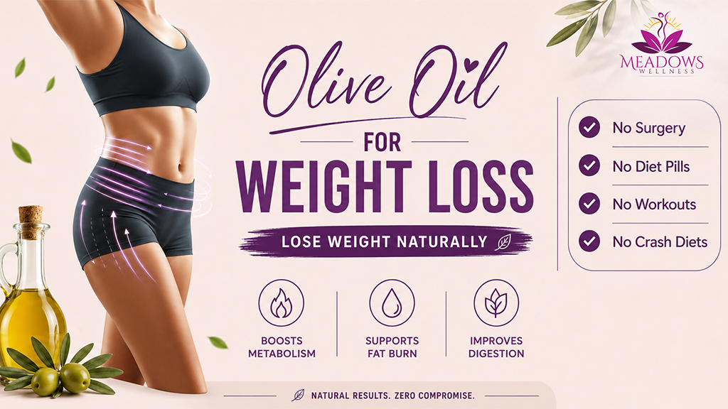 Olive Oil for Weight Loss: Reduces Belly Fat Naturally